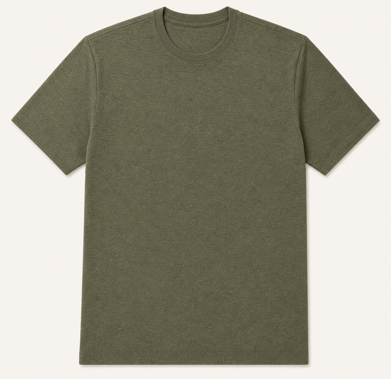 Olive sample Berry Blanks T-shirt development sample