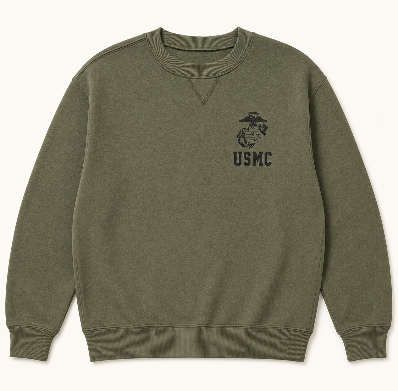 USMC crewneck Berry Blanks T-shirt development sample